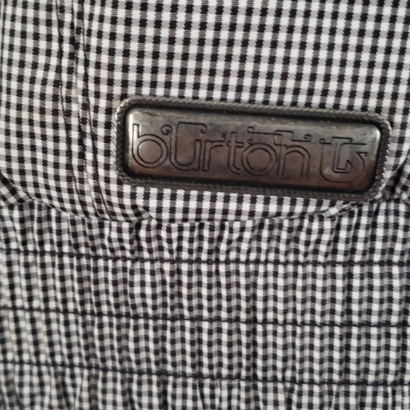 Burton ski jacket women's small- b&w checkered - Picture 8 of 9